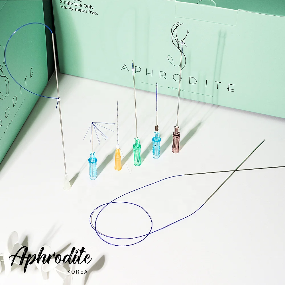 
APHRODITE BEST QUALITY PDO PLACL DUAL NEEDLE FACE / BODY LIFTING MOLDING THREAD 