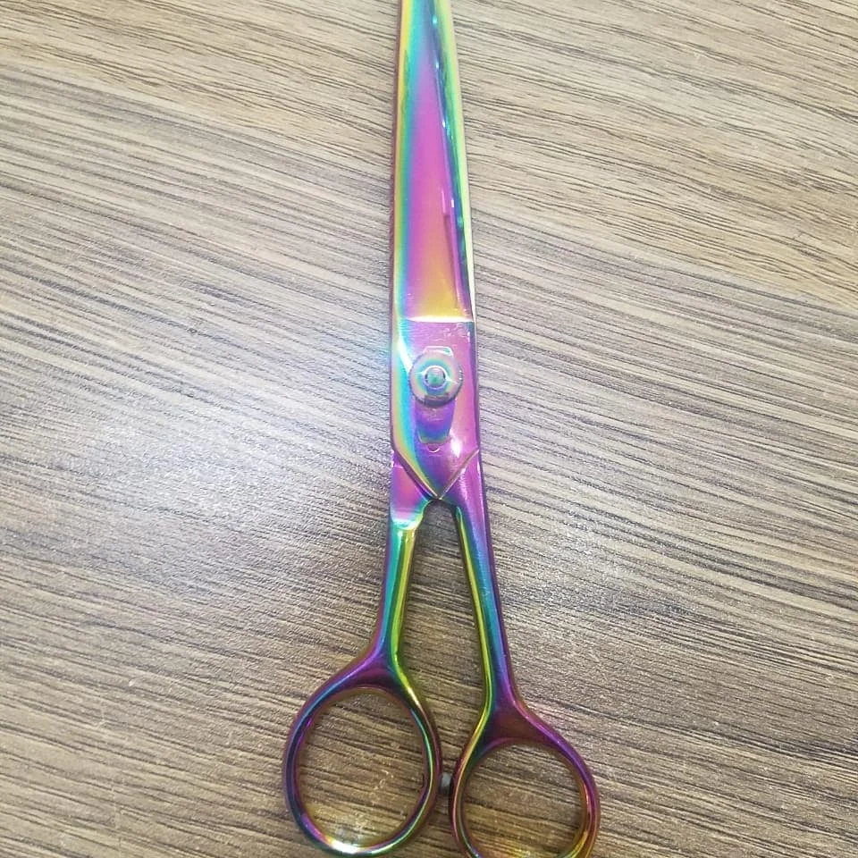 Top quality 440-C Professional Pet Hair Cutting Shear Scissors Curved Blade