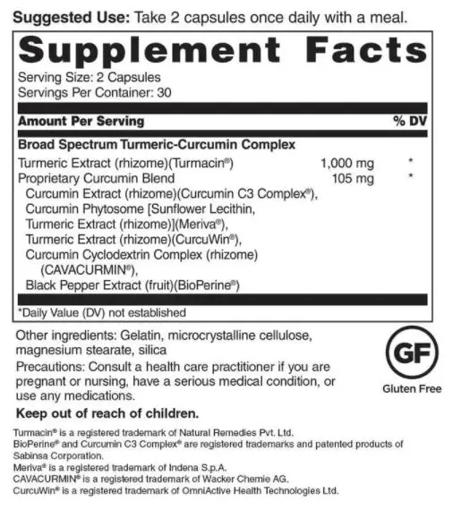 SPECIAL PRICE Healthy Directions Premium Turmeric Curcumin Complete Supplement For Joint Pain Relief 60 capsules 30 Day Supply