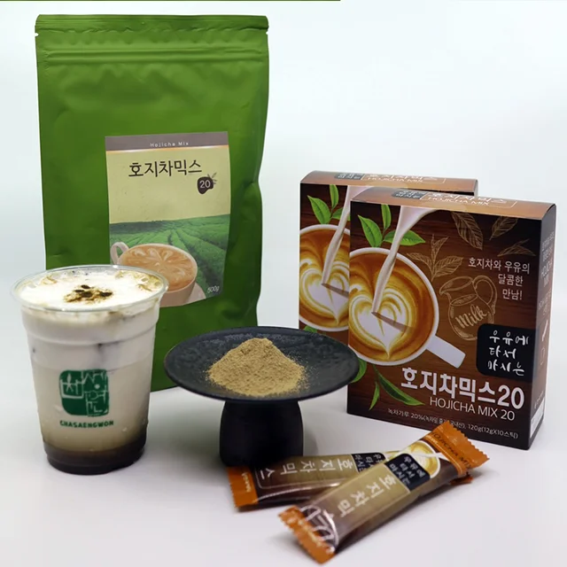 Высокоудовлетворительный вкус порошок Hojicha Mix чайный продукт изготовленный в Корее отличный и качество