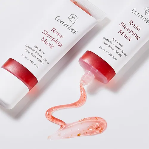 Infused with 75% Rose extract Ultra- moisturizing Cruelty-free and vegan friendly Korean Overnight Sleeping Rose Mask
