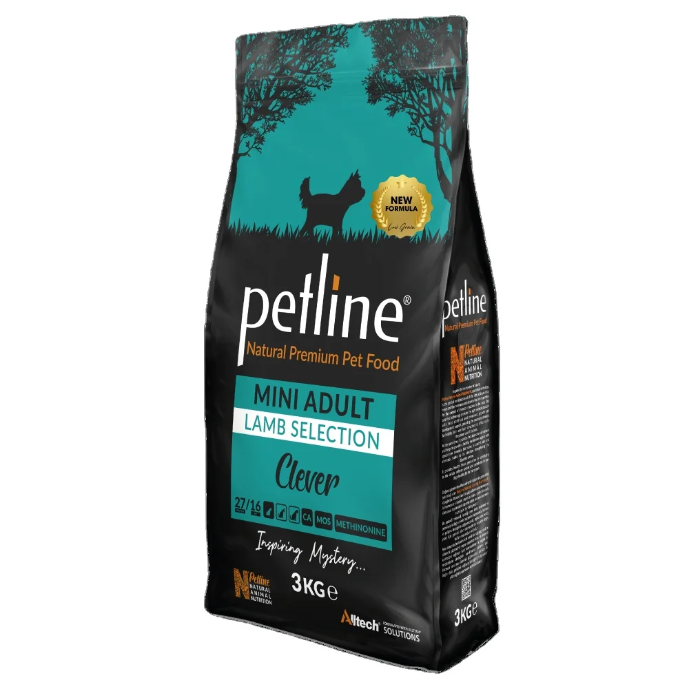 Petline Natural Super Premium Mini Small Breed Adult Lamb & Rice Dog Food 3 Kg (4 PCS) Pet Food Manufacturing Company Turkey