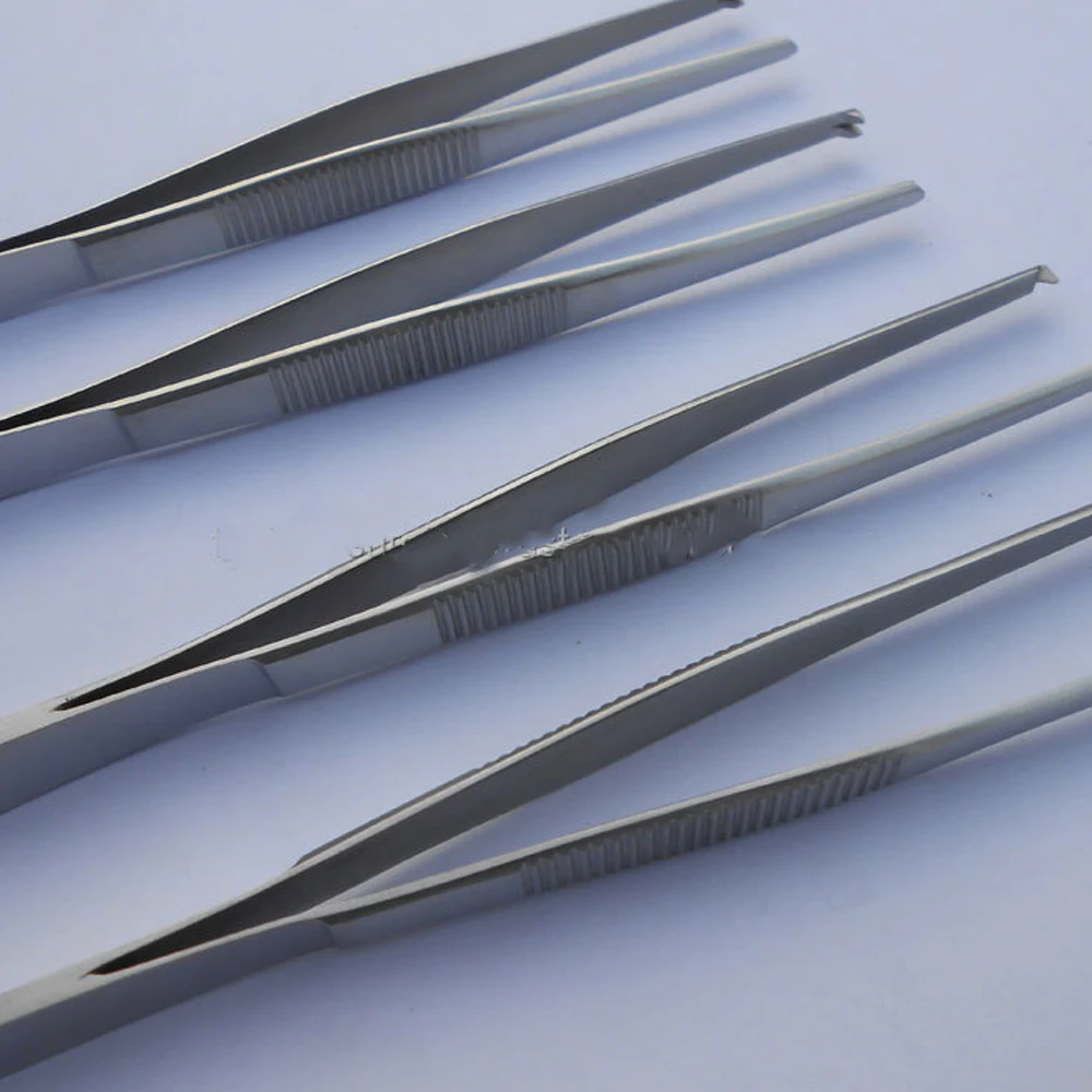 Медицинские пинцеты прямые хирургические