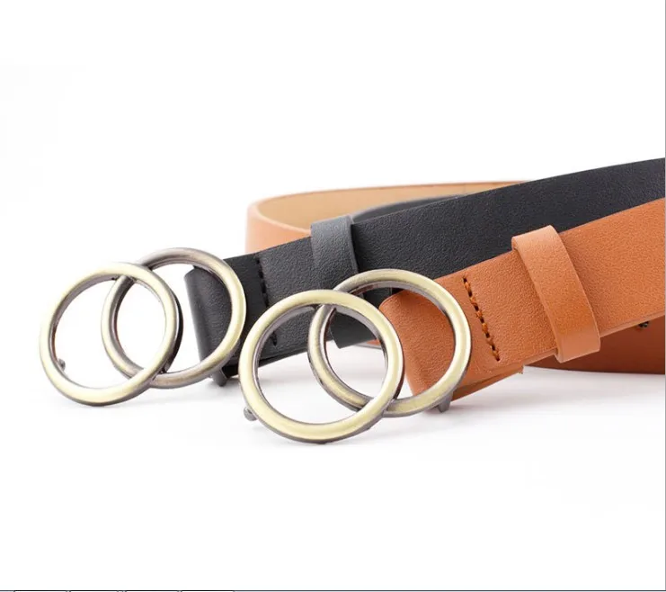  Женское платье из искусственной кожи с жемчужной пряжкой без отверстий 2019