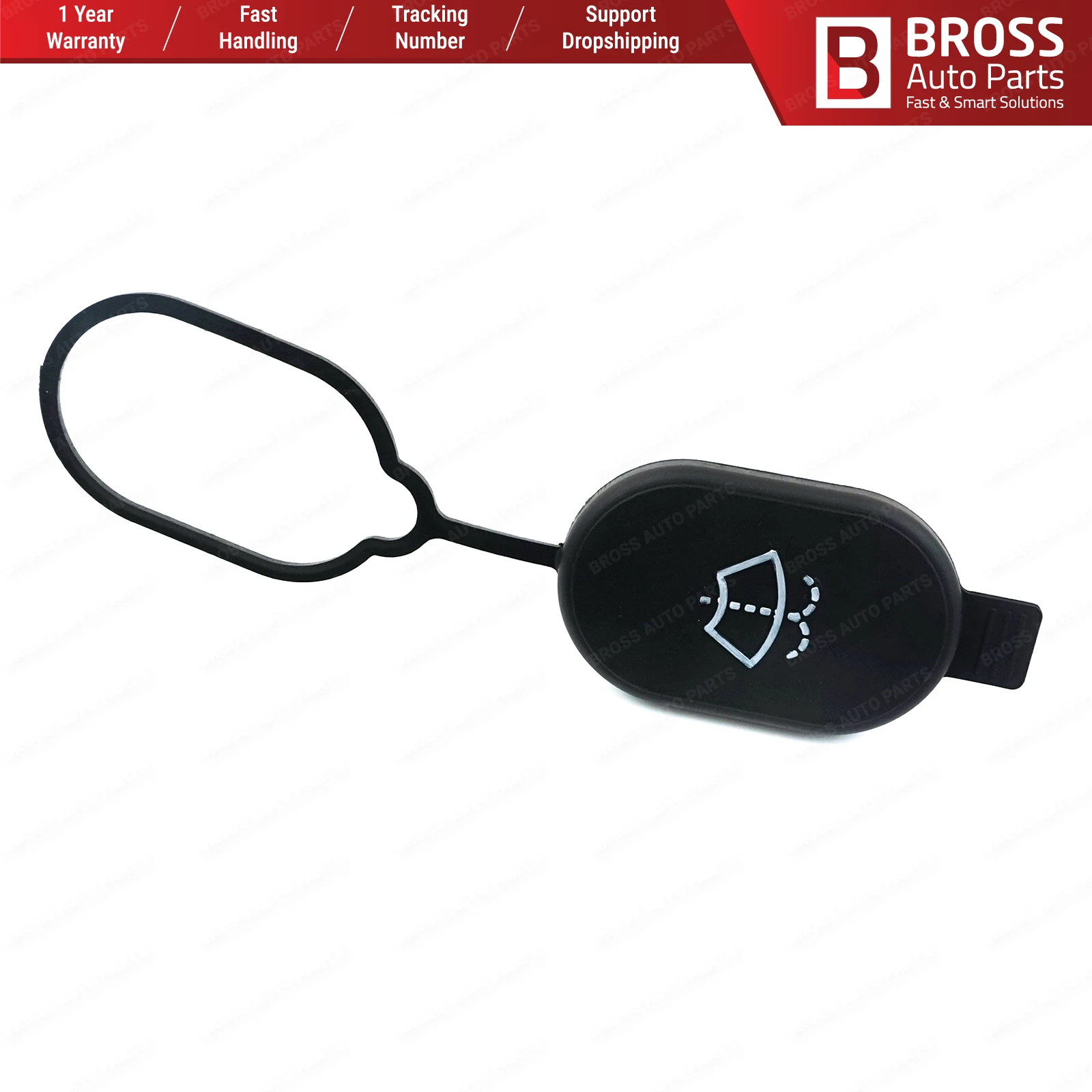 BSP718 Washer Bottle Cover Black 1060681, 92GG17632BB for Transit Focus Connect Fiesta Escort Ka Scorpio