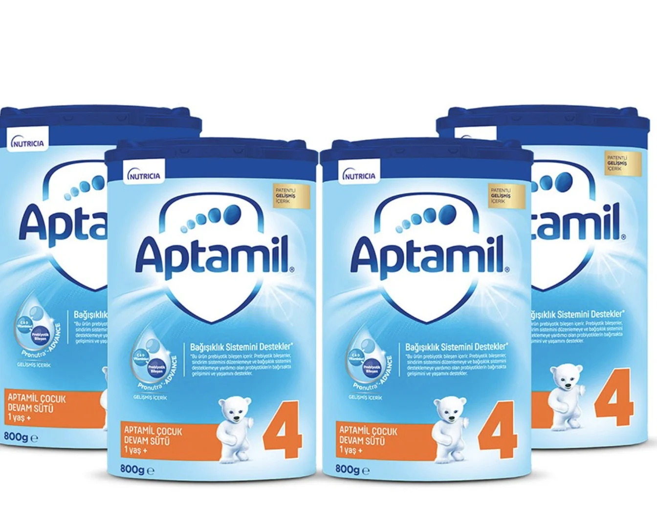 2022 Aptamil Infant Formula Baby Milks - Formula Milk & Cereals Ready To Drink 4x200ml Baby Milk Liquid Formula