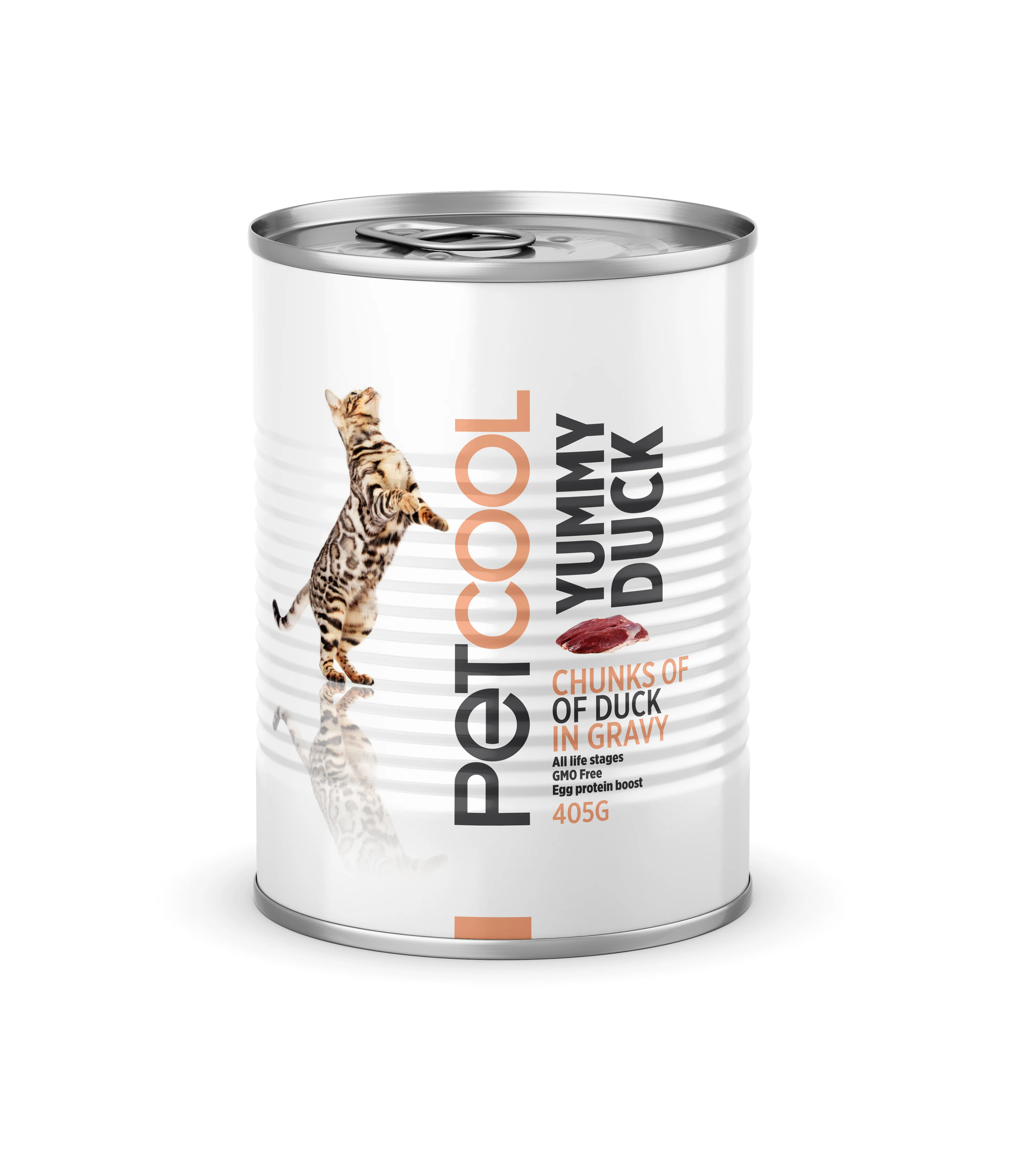  Консервированный влажный корм для кошек с уткой PETCOOL