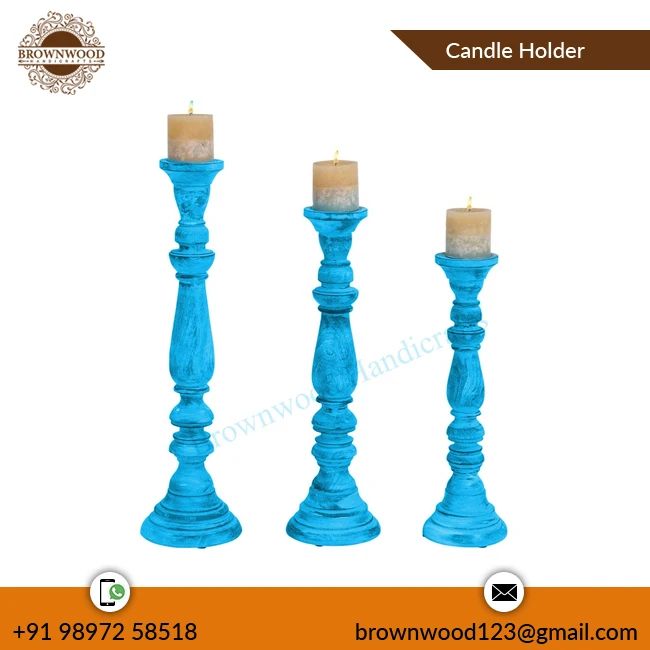 Деревянный декоративный подсвечник ручной работы/подставка по привлекательной цене