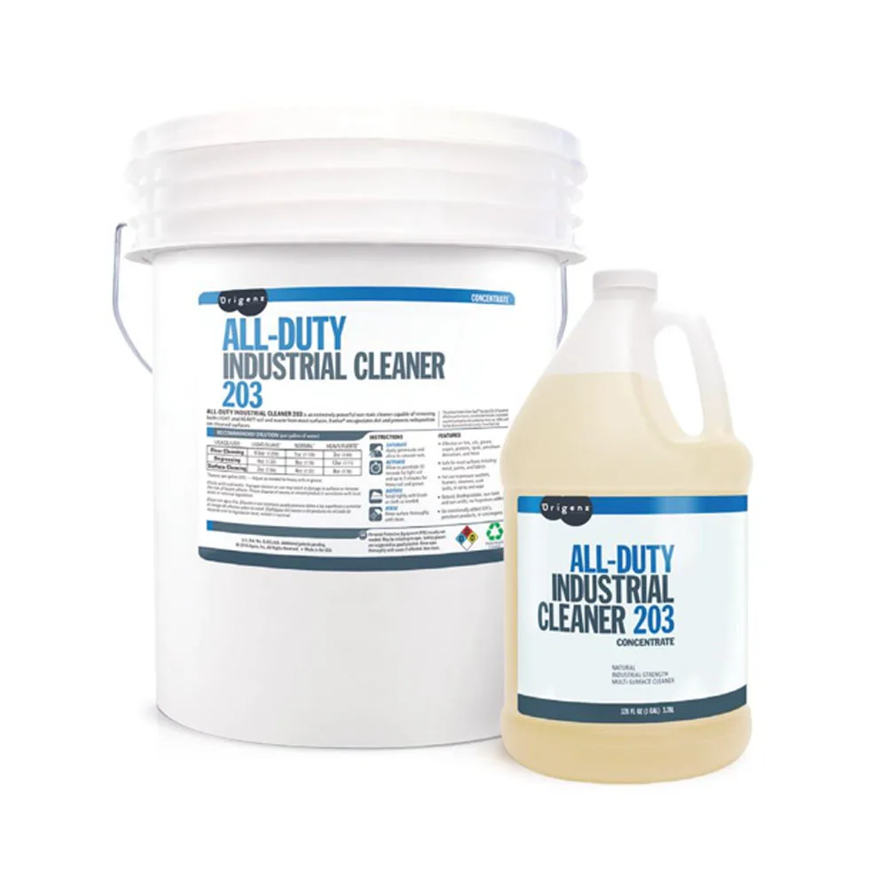 Origenz Natural All Duty Industrial 203 Powerful Nontoxic Cleaner Concentrate Made in USA