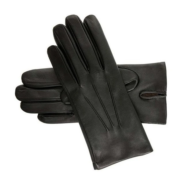 Custom Sheepskin Leather Fleece Lining Gloves for Men