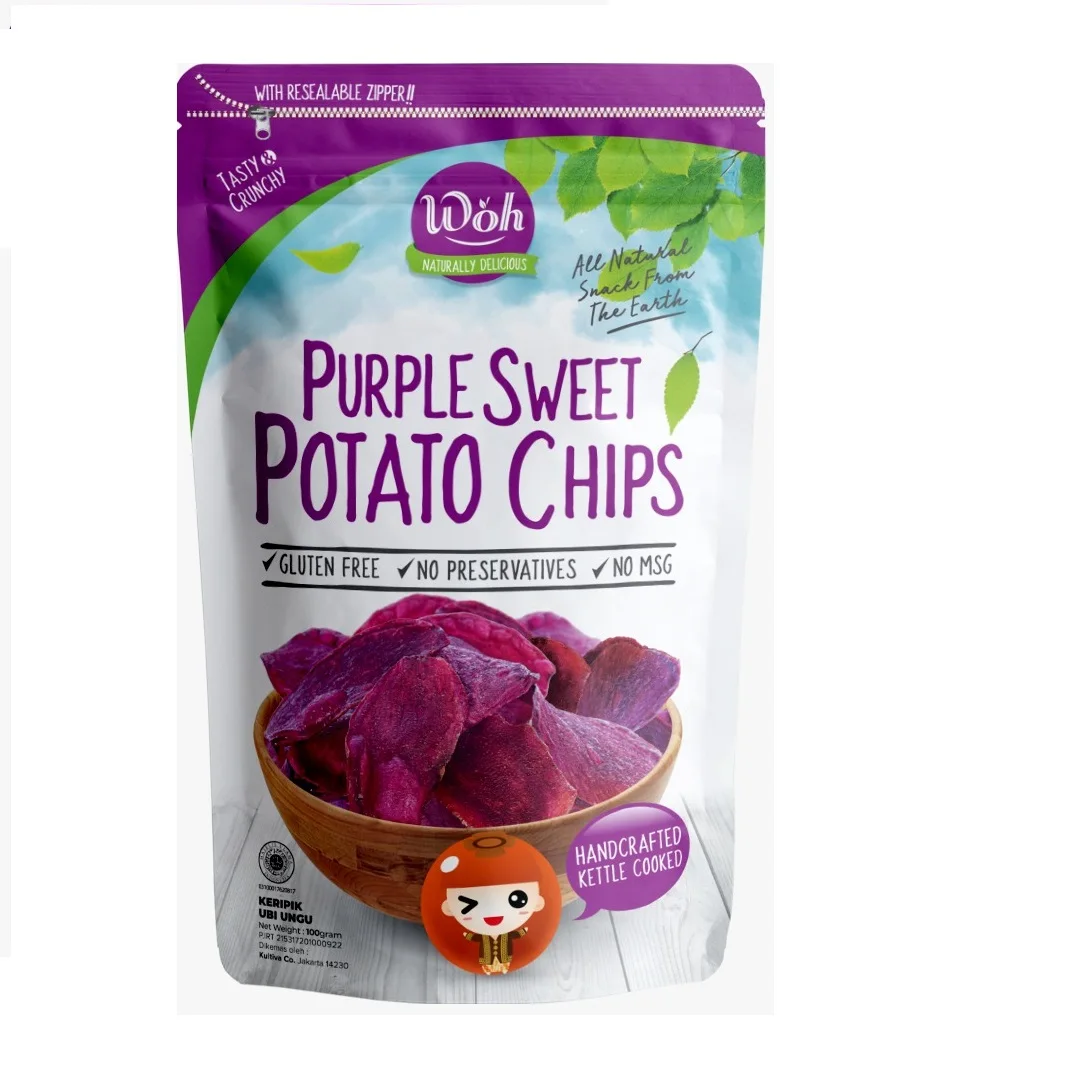 
Woh Purple Sweet Potato Chips - 50gr 