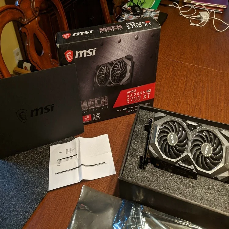 100 % M-SI AMD Radeon RX 5700 XT Mech OC 8GB GDDR6 5700XTMHC Gaming Graphics Video Card - Ready to Ship new edition