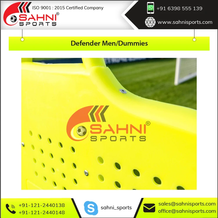 Heavy Duty PVC Construction Soccer Training Equipment Defender Men/ Dummies