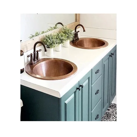  Раковина для ванной комнаты из чистой меди