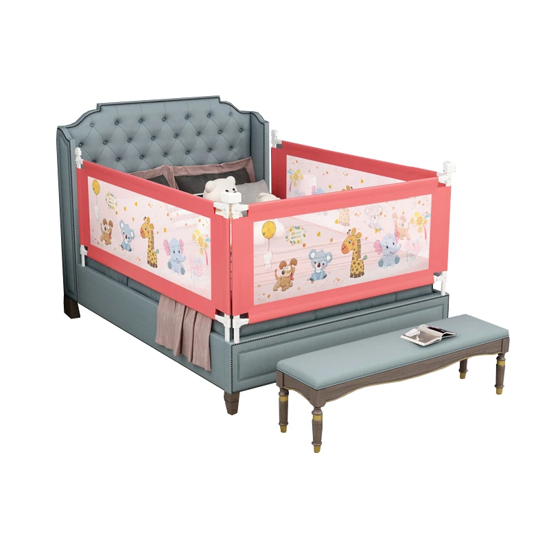 Клиновидная цыпленок забор для маленьких мальчиков кровати с забором железнодорожных кровать