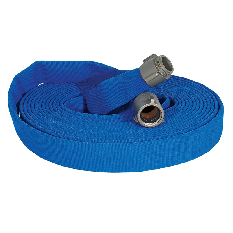 250psi 300psi 400psi Working Pressure Polyester Rubber 15m/25m/30m Length Fire Fighting Irrigation Double Jacket Hose