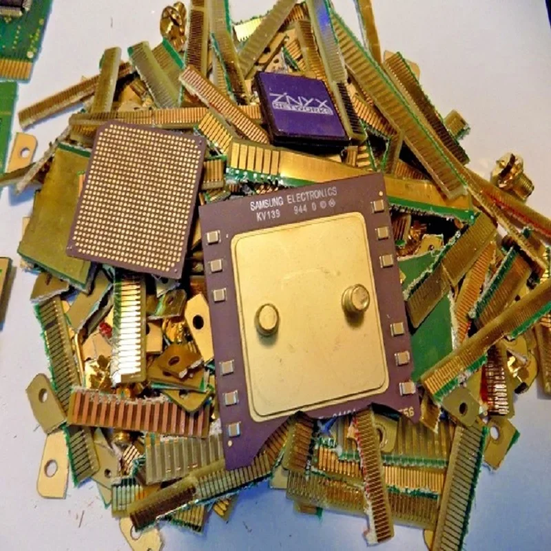 Ceramic CPU Processor Gold Scrap / AMD 486 CPU and 586 CPU SCRAPS