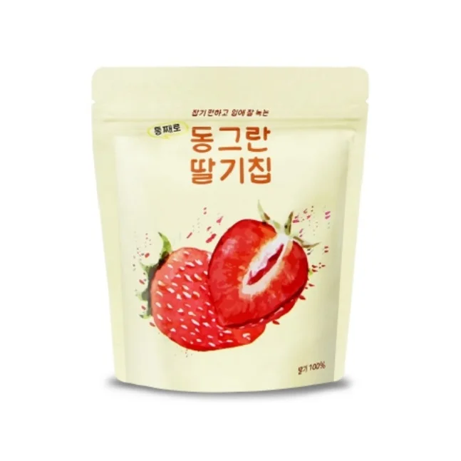 
Premium dried strawberry organic snack for baby made in Korea 