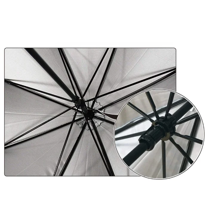 Sunny rain umbrella Cute dome-shaped  back side with silver coating hem with frills UV cut rate 99% UPF50 + | made to order
