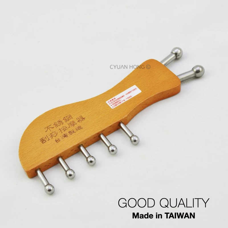 FREE SHIPPING Factory Direct Wooden Head Body Scalp Face Massager for Face Beauty Care Tool