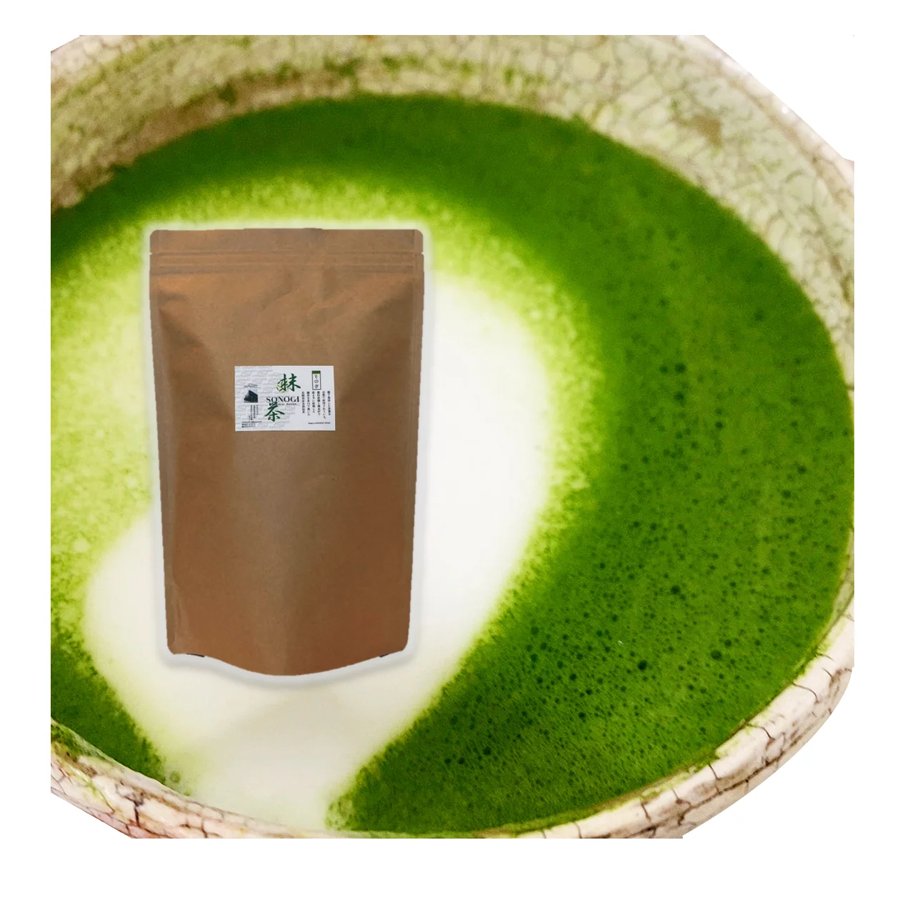 Восхитительный японский зеленый чай маття органический