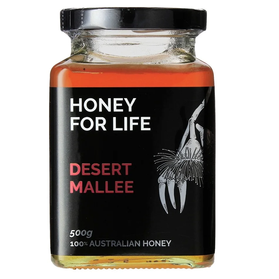 500 г TA20 + Премиум Desert Mallee 83% Brix чистый сырой натуральный мед в каменной банке Упаковка из Австралии