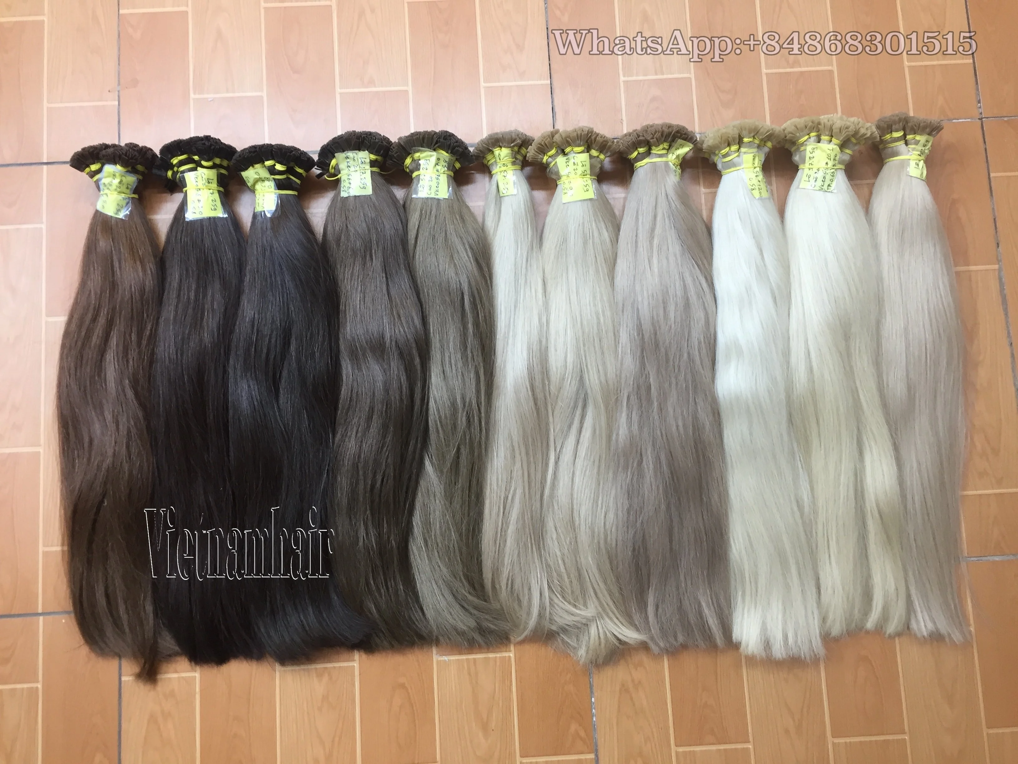 Top keratin flat tip silk soft quality wholesaler