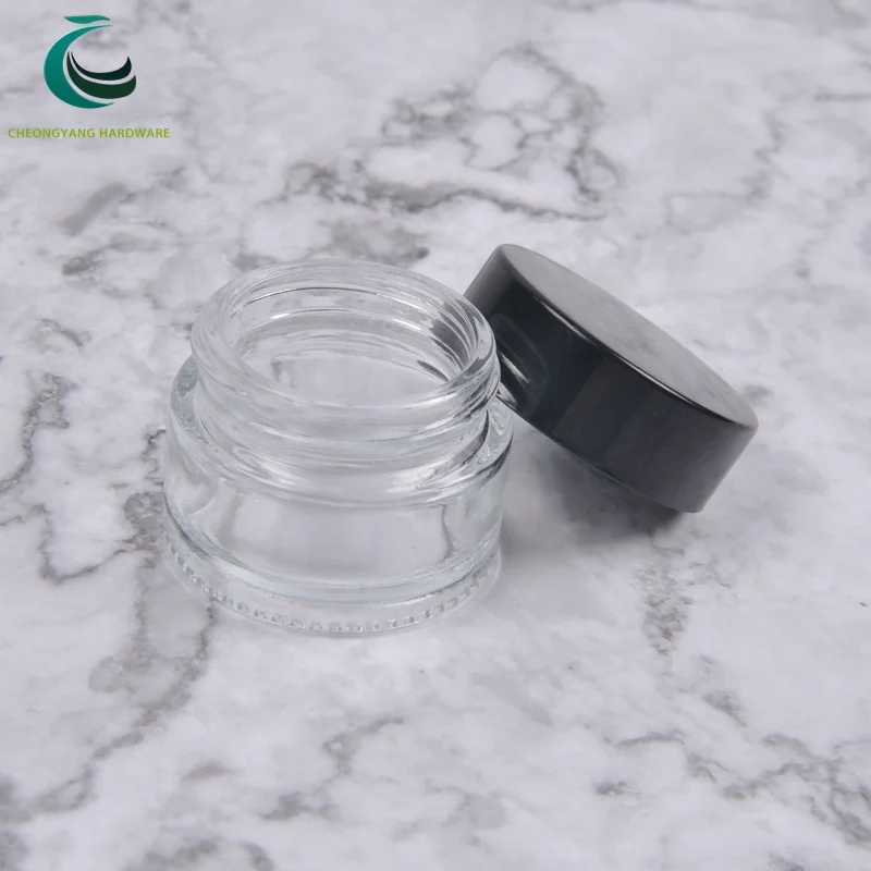 50ml cosmetic glass containers body butter cream jars for packaging
