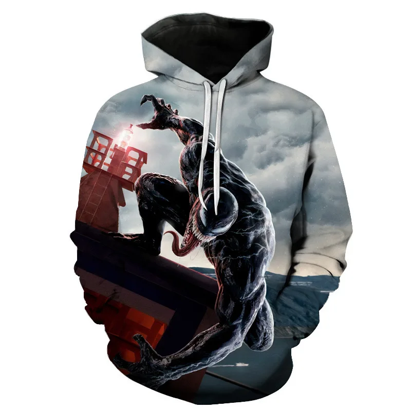 High Quality Fashion Blank Oversize Men Clothes Custom Logo Anime Print custom embroidered pullover hoodie fabric