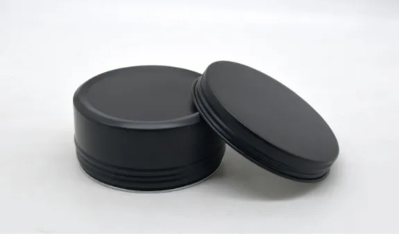 Wholesale In Stock 30ml 1oz High Quality Metal Candle Box Empty Cosmetic Jar Round Tin Can With Screw Top