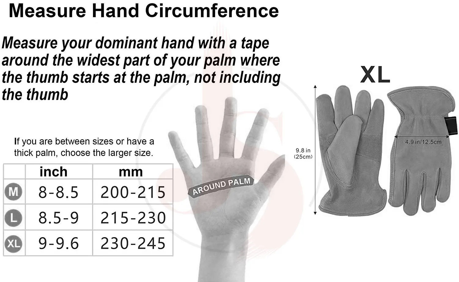  Кожаные рабочие перчатки высококачественные 2021 мужские по оптовой цене