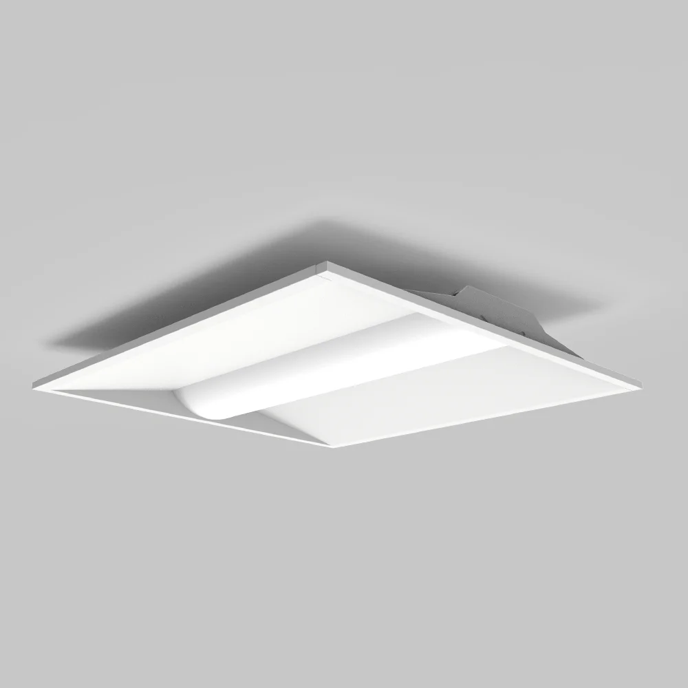 ETL DLC Listed Free sample Ultra-Thin Surface Troffer For 2x4 Luminaires Center Basket Troffer Fixture Light