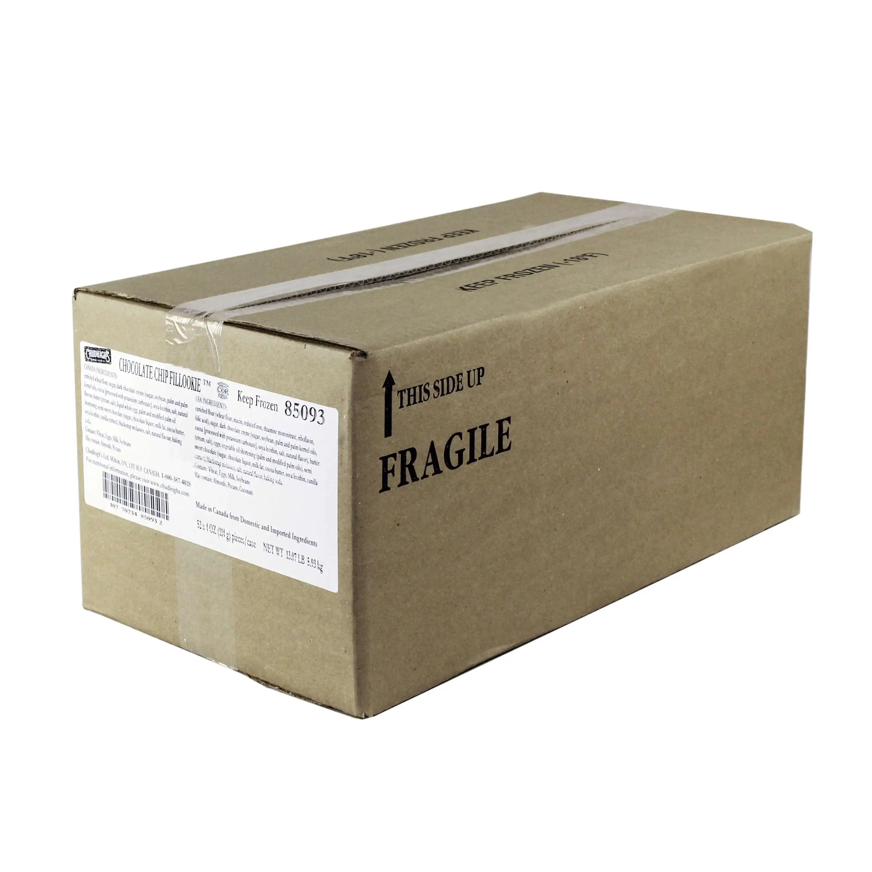 Печенье с шоколадными чипсами fillook, отдельная часть, 4 унции-52 в коробке