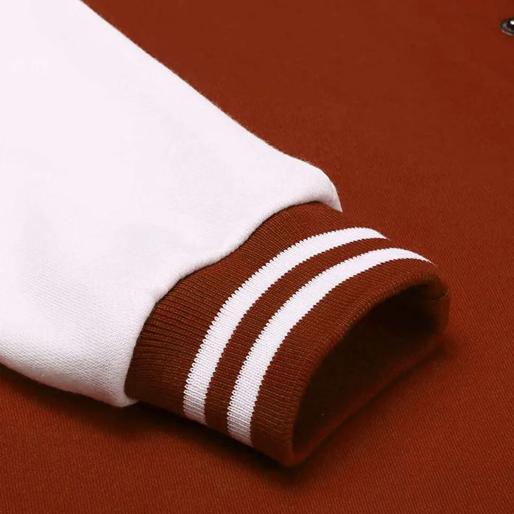 
2020 Wholesale New Design Letterman Genuine Leather Sleeve Jacket Men Jackets 