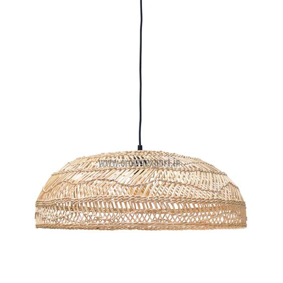 Designer Handmade Rattan Bamboo Woven Lampshade Hanging Pendant Light Lamp For Home Cafe Living Room At Best Market Price