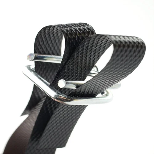India Factory Export Quality PP Strapping Band Buckle Pre-Cut Plastic Manual Strapping 500 Pcs per Carton Cheap Price Packing