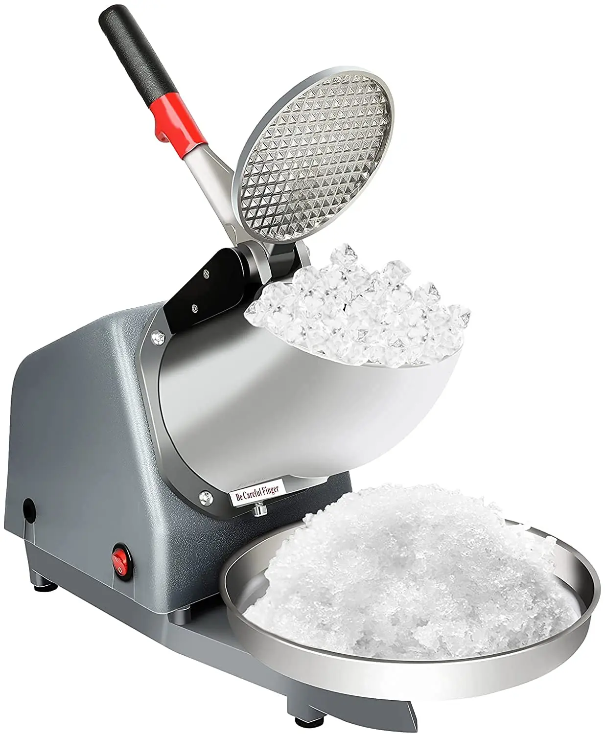 Dropshipping Single Blade Crushed Ice Machine Manual Ice Cube Crusher Snow Cone Maker