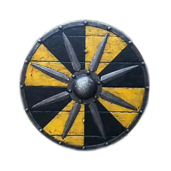 Ancient Medieval Armor Round Viking Shield Iron made Red Black Color Combat Protective Warrior Shield suppliers India