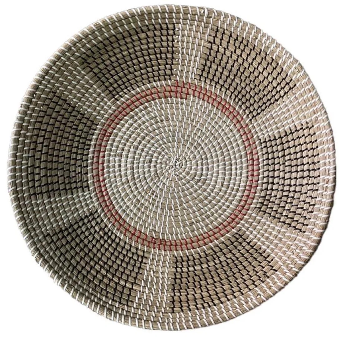 Set 8 Items Hang Wall Decor Seagrass Baskets Customized Quantity Living Room Decoration Cafe Decoration