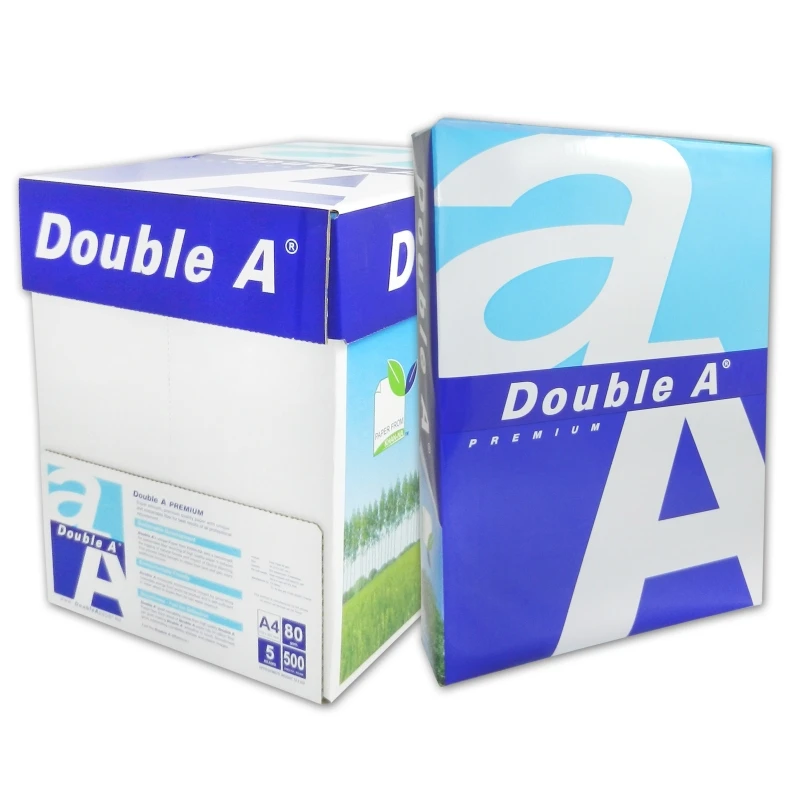 Хорошее качество дешевая копировальная бумага 80gsm Double A A4 для