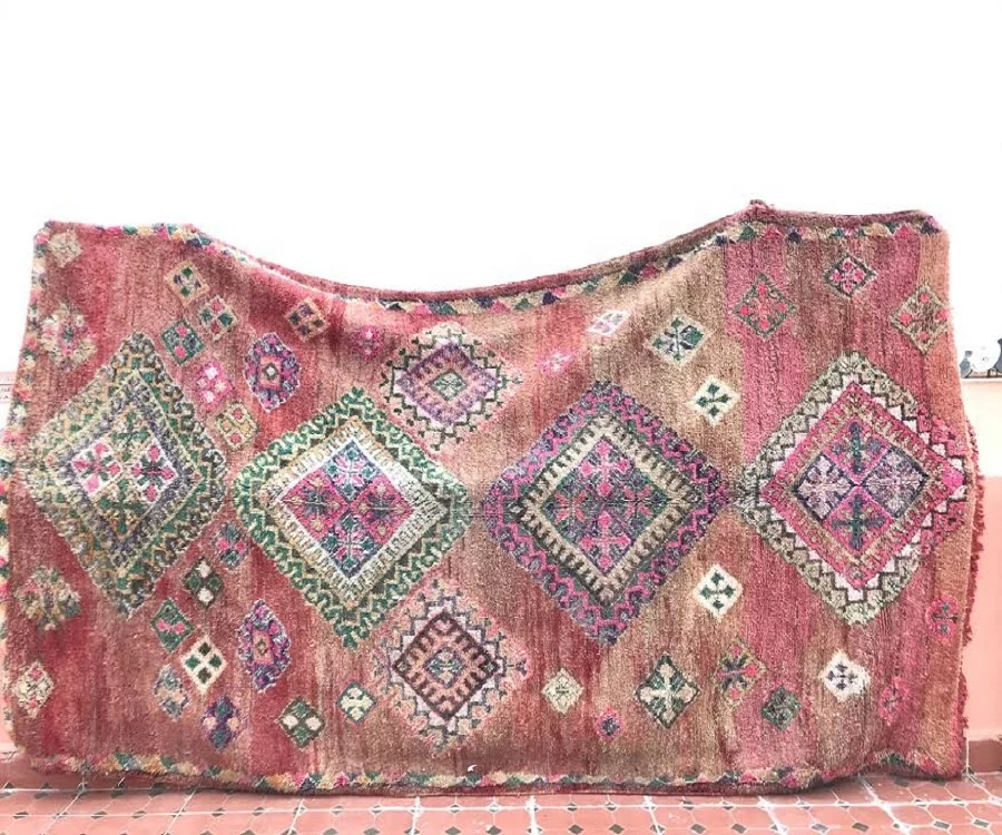 One Of a Kind TOP TOP Quality Handwork Moroccan Tribal Rug