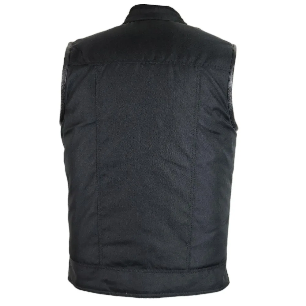 Latest Design Biker Leather Vest Motorcycle Textile Trucker Vest Pakistan GENUINE Leather OUTER Wear Breathable Anti-shrink
