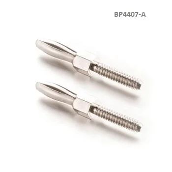 Позолоченная головка фонаря 4 мм штекер банан гнездо PCB монтажный разъем с резьбой с гайкой