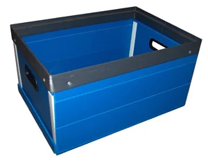 New 2023 plastic reusable box for bicycle storage handling and transportation heavy duty stackable plastic corrugated fold able