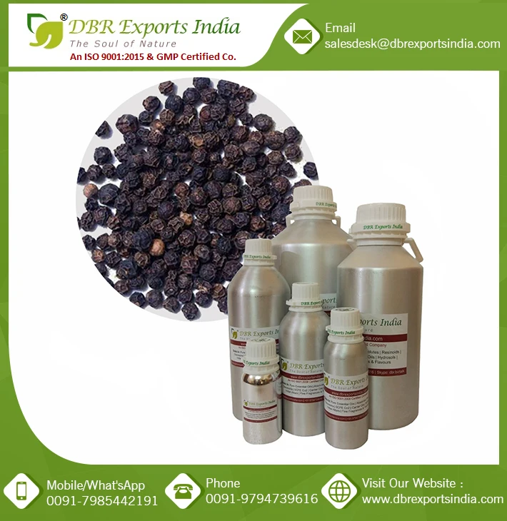 Black Pepper Oil Natural Black Pepper Oil supplier at wholesale price Wholesaler of natural Black Pepper Essential Oil