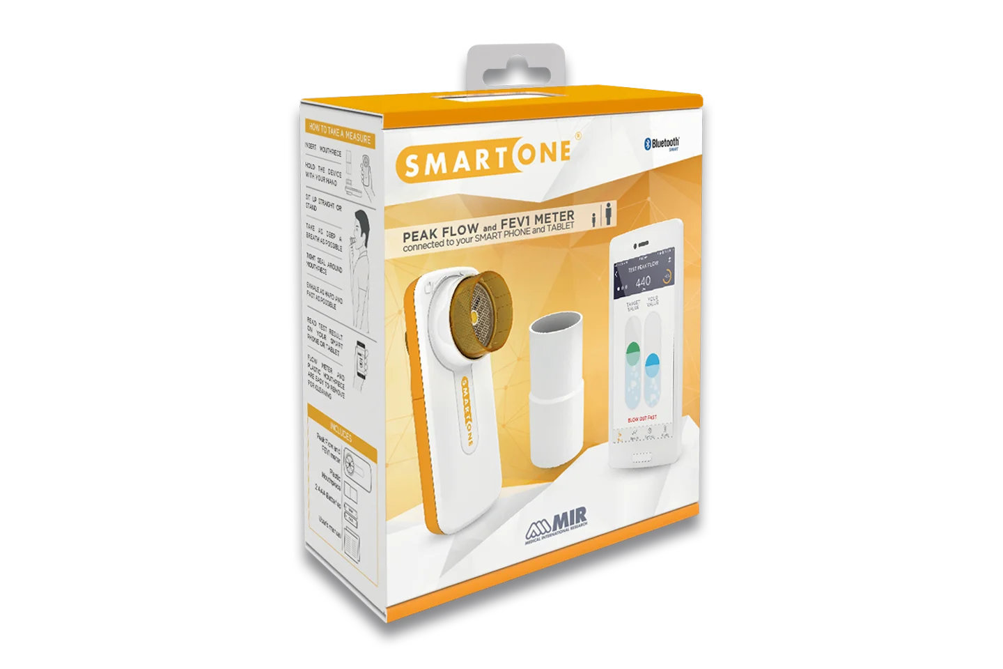 
Smart One Spirometer with Personal Turbine Flow - Meter 