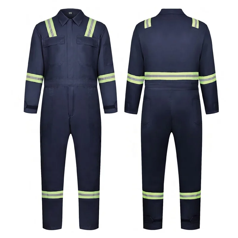 Factory Supply industrial safety flame reflective fire resistant workwear Construction working coverall