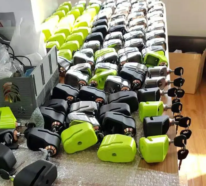 
High sound volume 120db alarm brake disc lock for motorbike 