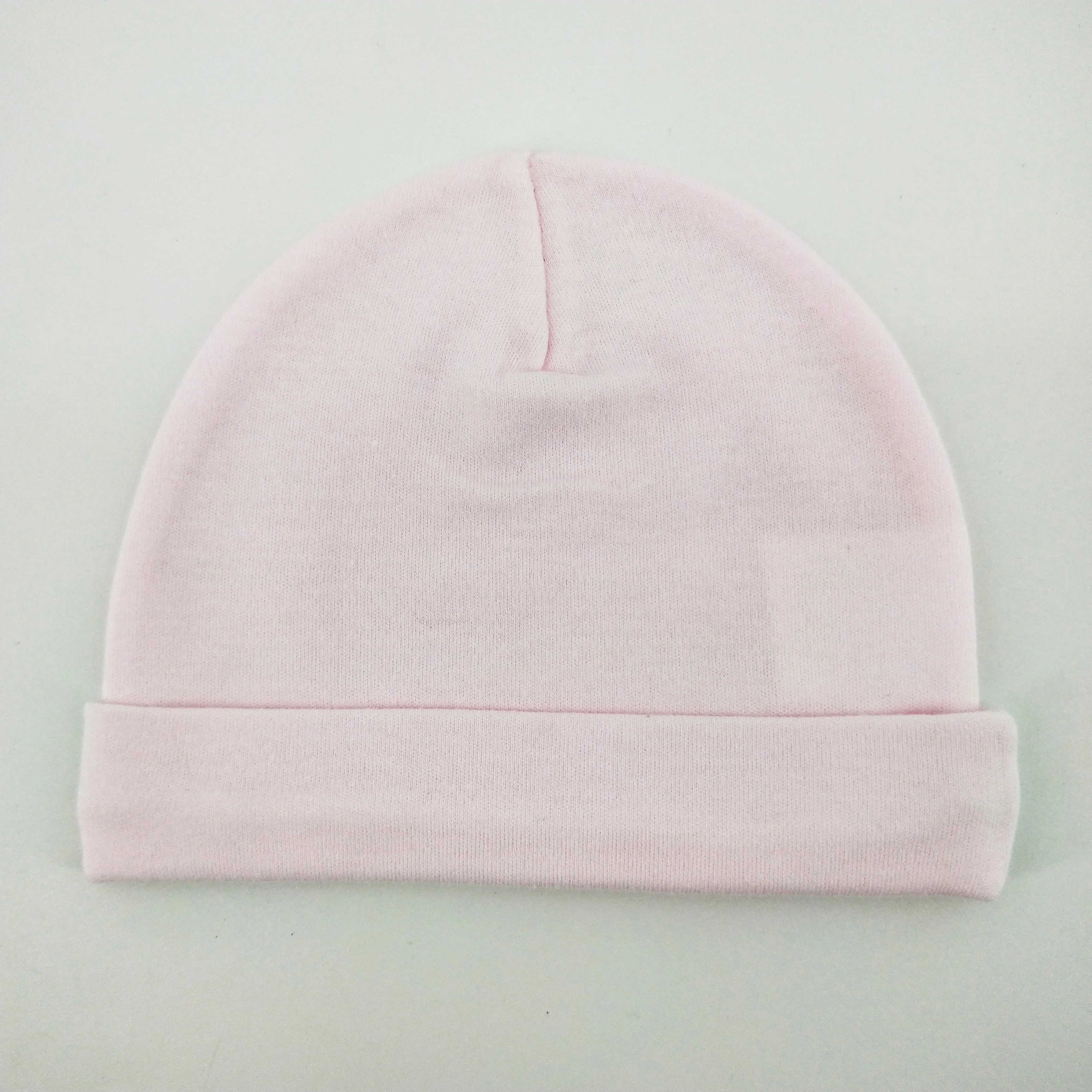 Детская шапка для мальчиков и девочек, зимние теплые однотонные вязаные шерстяные шапки из 100% хлопка для новорожденных
