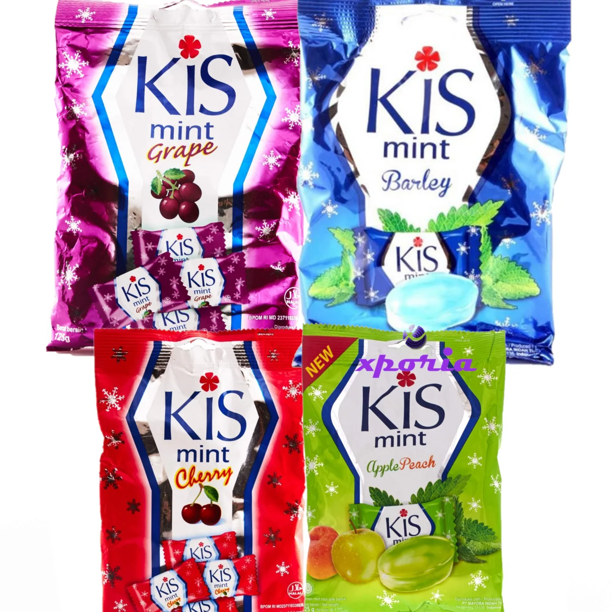 KIS Clear Candy | Происхождение из Индонезии | Недорогие Популярные конфеты с сильным ароматом перечной мяты